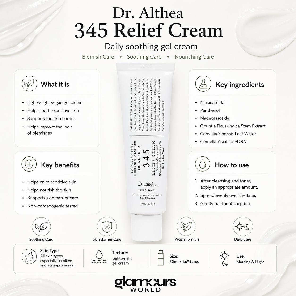 Dr Althea 345 Relief Cream 50ml